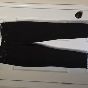 GAP Women's Vintage Black Skinny Jeans, Slim Mid Rise, Size 14